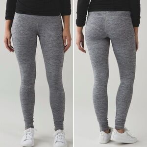 Lululemon Wunder Under Pant III Space Dye Camo Black Dark Slate